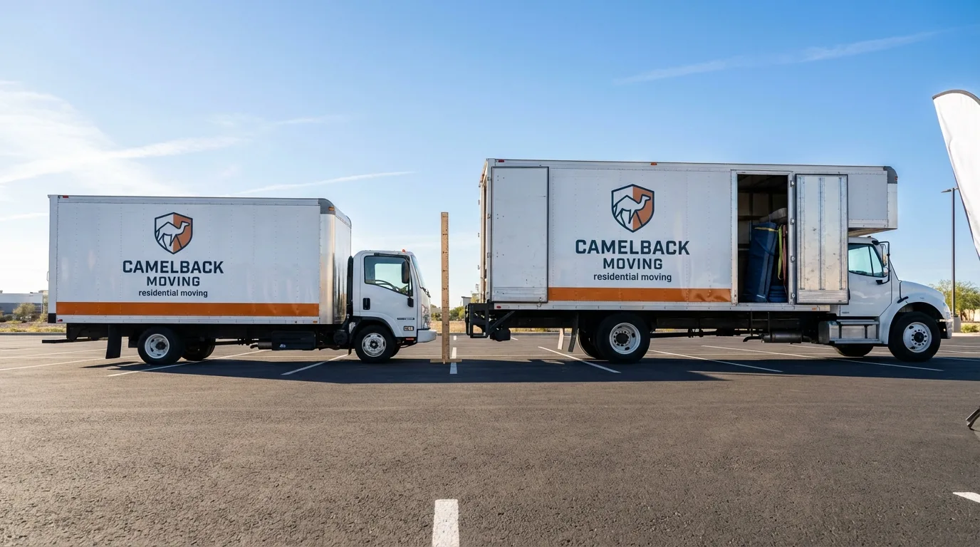Moving truck size capacity guide in Garnett